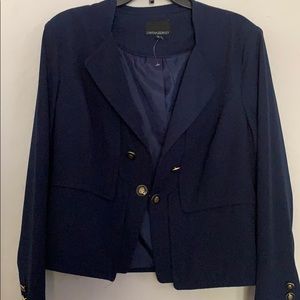 Blue Blazer with Gold Buttons
